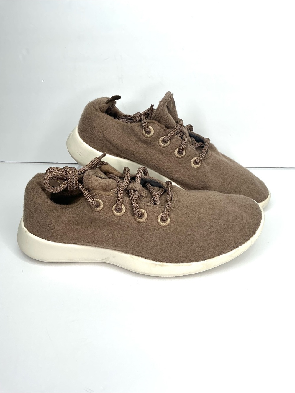 Allbirds Wool Runners Brown Lace-Up Sneakers Lightweight Comfort Shoes  9